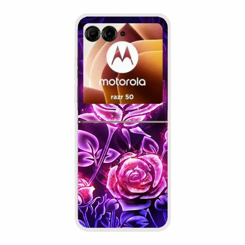 Cartoon Design Transparent Hard Plastic Back Cover Case