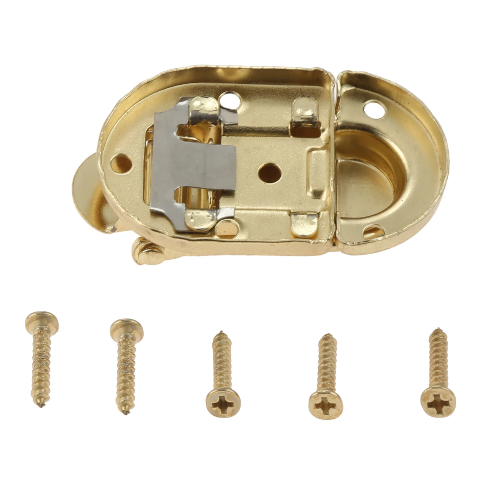 Metal Lock Hasp Latch Clasp Toggle Buckle Luggage Guitar Flight Case Wooden Gifts Box Button Knot Drawbolt Closure Latch 60*35mm