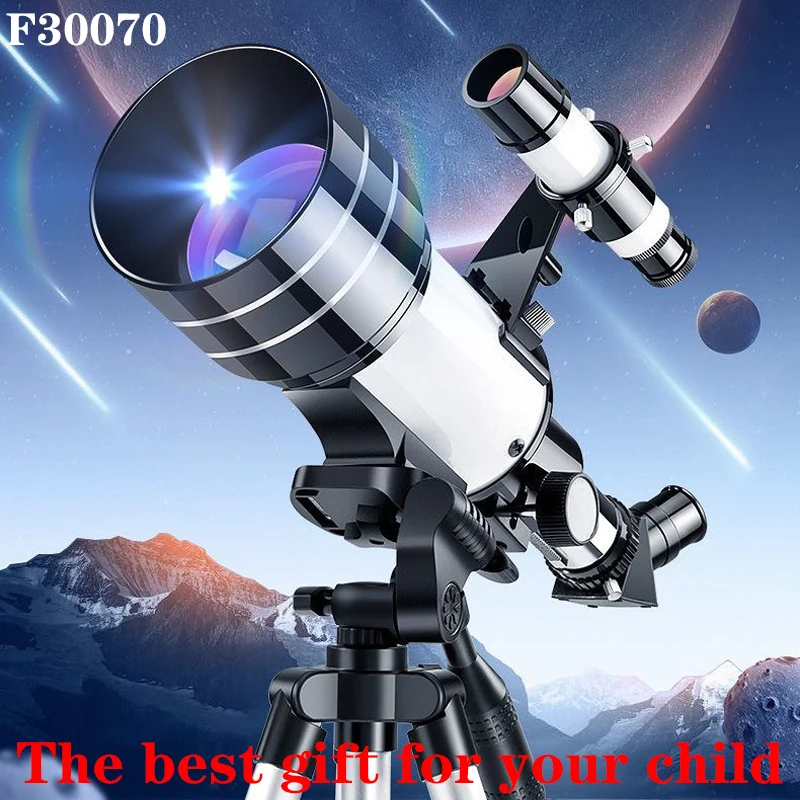 F30070AstronomicalTelescope150XMonocularZoomHDTripodSpyglass