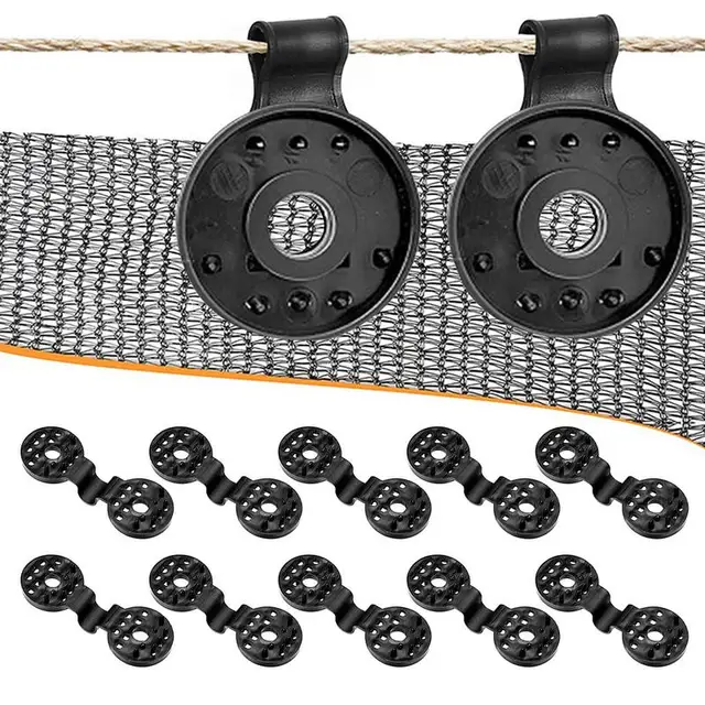 10 Db Napsütéses Klip Pe Háló Kerek Árnyék Ruhák A Madárháló Elleni Mezőgazdasági Napsütés Kerti Kiegészítők