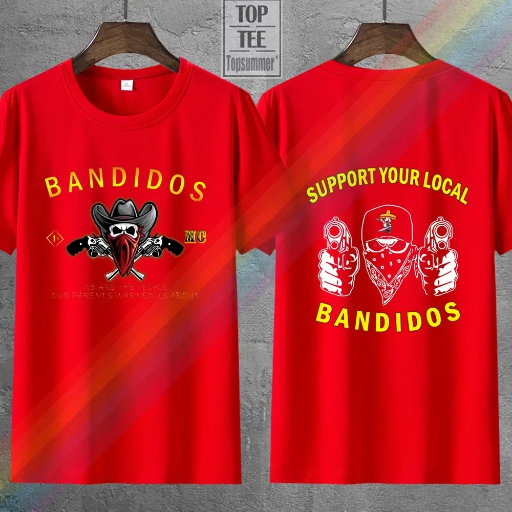2020 New Support Your Local Bandidos Mens Black T Shirt Bandidos