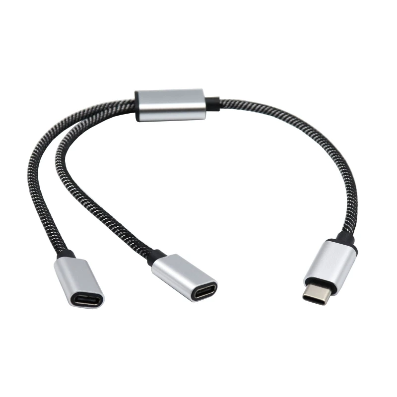 Riertostng Cavo Dati Corto USB C Di Ricarica 10 Pollici, Cavo Piatto Da USB A A