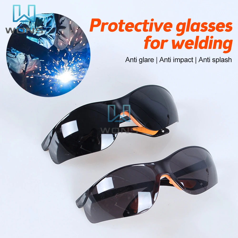 Safety Glasses Welding Glasses Impact Resistant UV Proof Anti Goggles Welding Protective Glasses Protective Equipment Dustproof high quality welding protection glasses adjustable windproof protective safety glasses for chemistry lab splash proof goggles