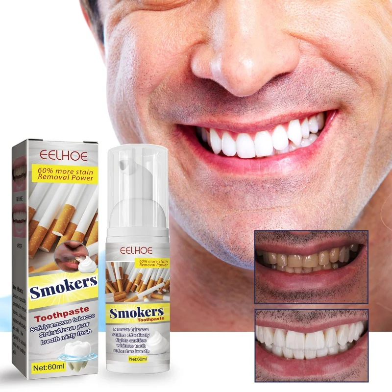 цена Зубная паста Eelhoe для чистки зубов, удаление пятен на свежем воздухе, удаление желтого дыма, чистка зубов, ярко белые зубы