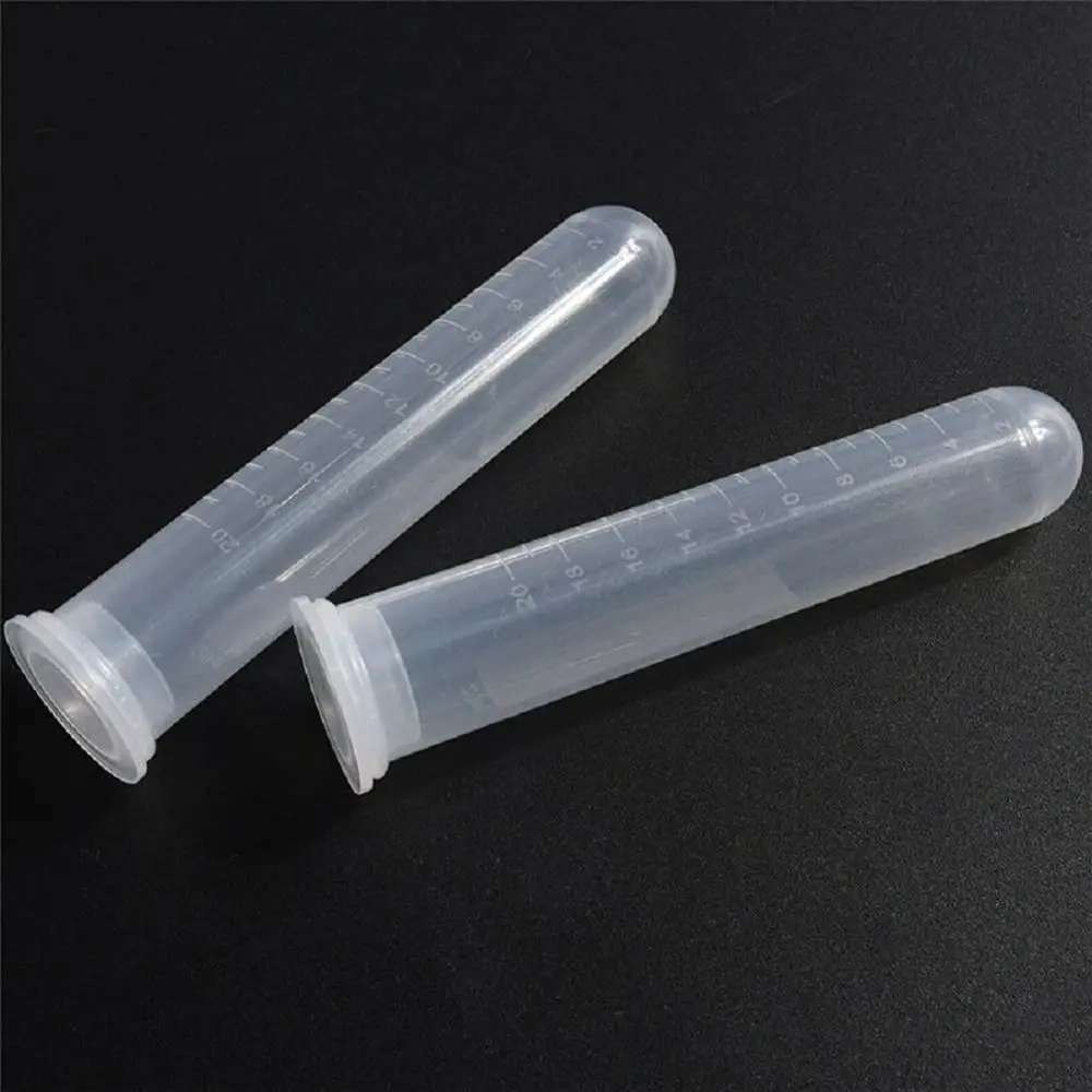 Durable with Snap Cap Centrifuge Tubes Plastic 20ml Storage Container Graduated Micro for Beads Sample Laboratory
