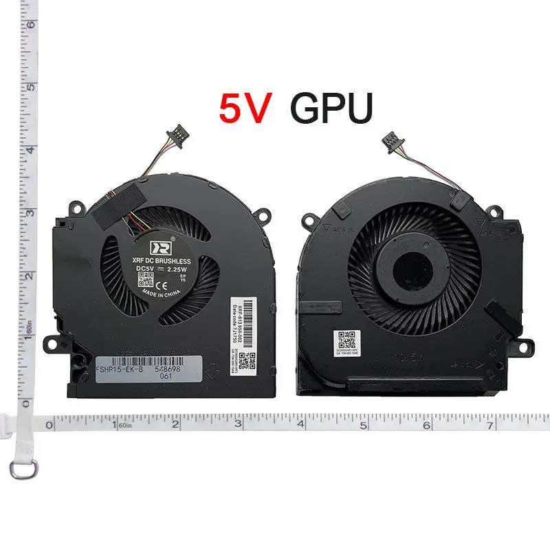Cooling Fan for OMEN 15 EK TPN Q236 Fans Cooler Radiator M04216 001 ND8CC02 19j22 19j 001 ND8CC03 19C23 Laptop Replacement DC 12V 4pin Heatsink Cooler ( CPU