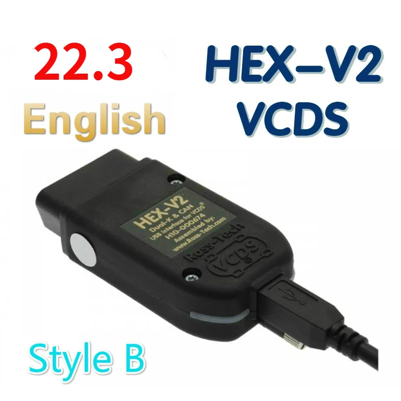 2022 VCDS HEX V2 интерфейс VAGCOM 21 9 VAG COM 22 3 для VW AUDI Skoda Seat Vag польская Автомобильная