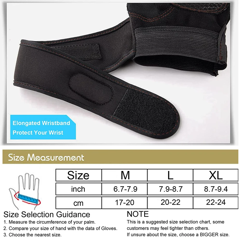 Antislip Weight Lifting Gloves 5