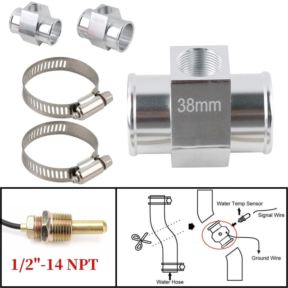 Qurygin Wassertemperatur-Adapter - Präzise Kühlmitteltemperatur Für Auto & Motorrad