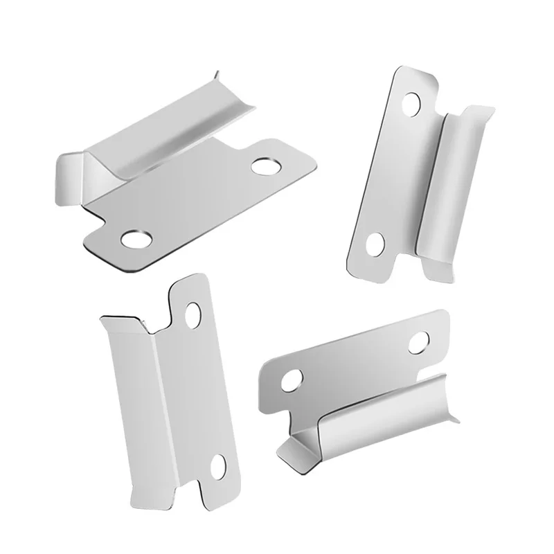 Creality 스테인리스 스틸 유리 가열 침대 클립 클램프 홀더, 3D 프린터 부품, Ender 3 V2 Ender3 Pro CR-10S 가열 침대 클립, 4PCs