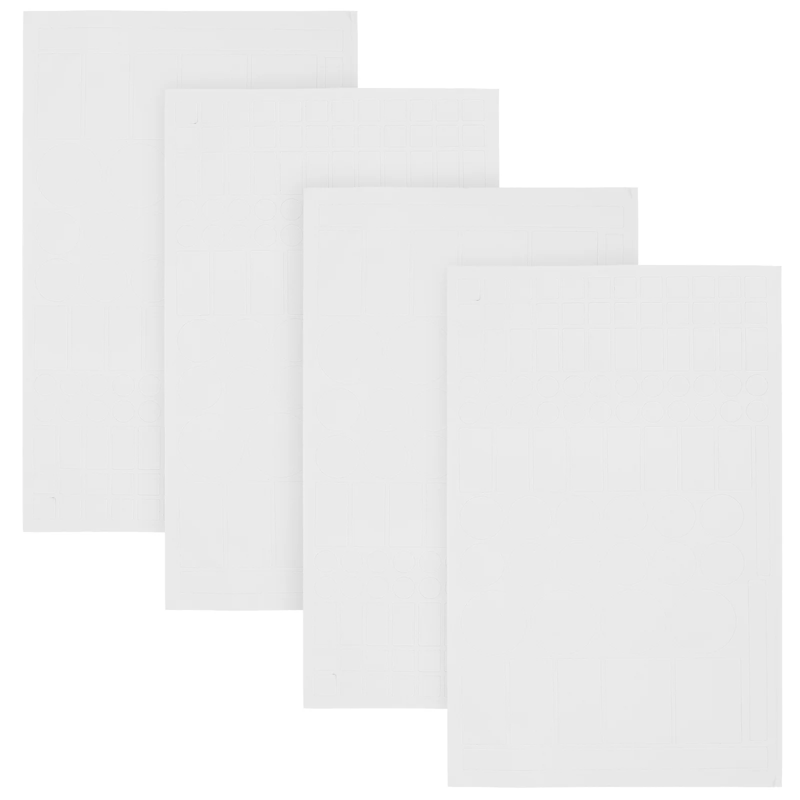 

4 Sheets Led Dimming Stickers Power Supply Lampshade Blackout Sticker Waterproof Stickers LED Dimming Eva Light Strip