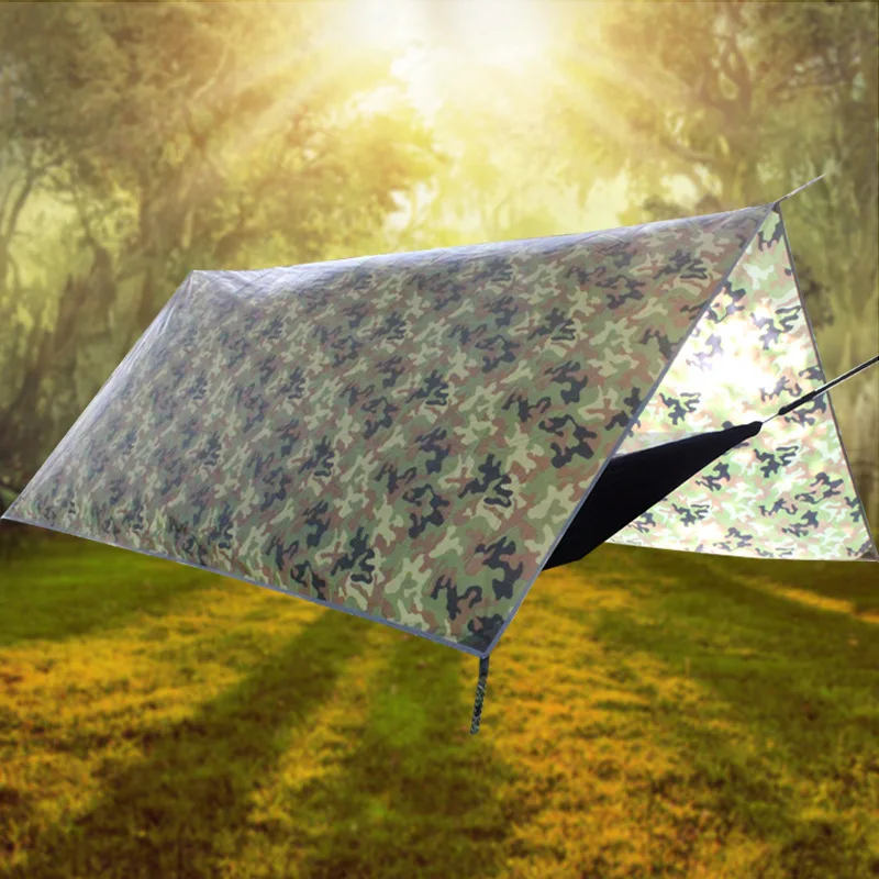 Waterproof Tarpaulin Waterproof Tarp Tarpaulin Rain Cover Camping Canopy Multi Size Camouflage Outdoor
