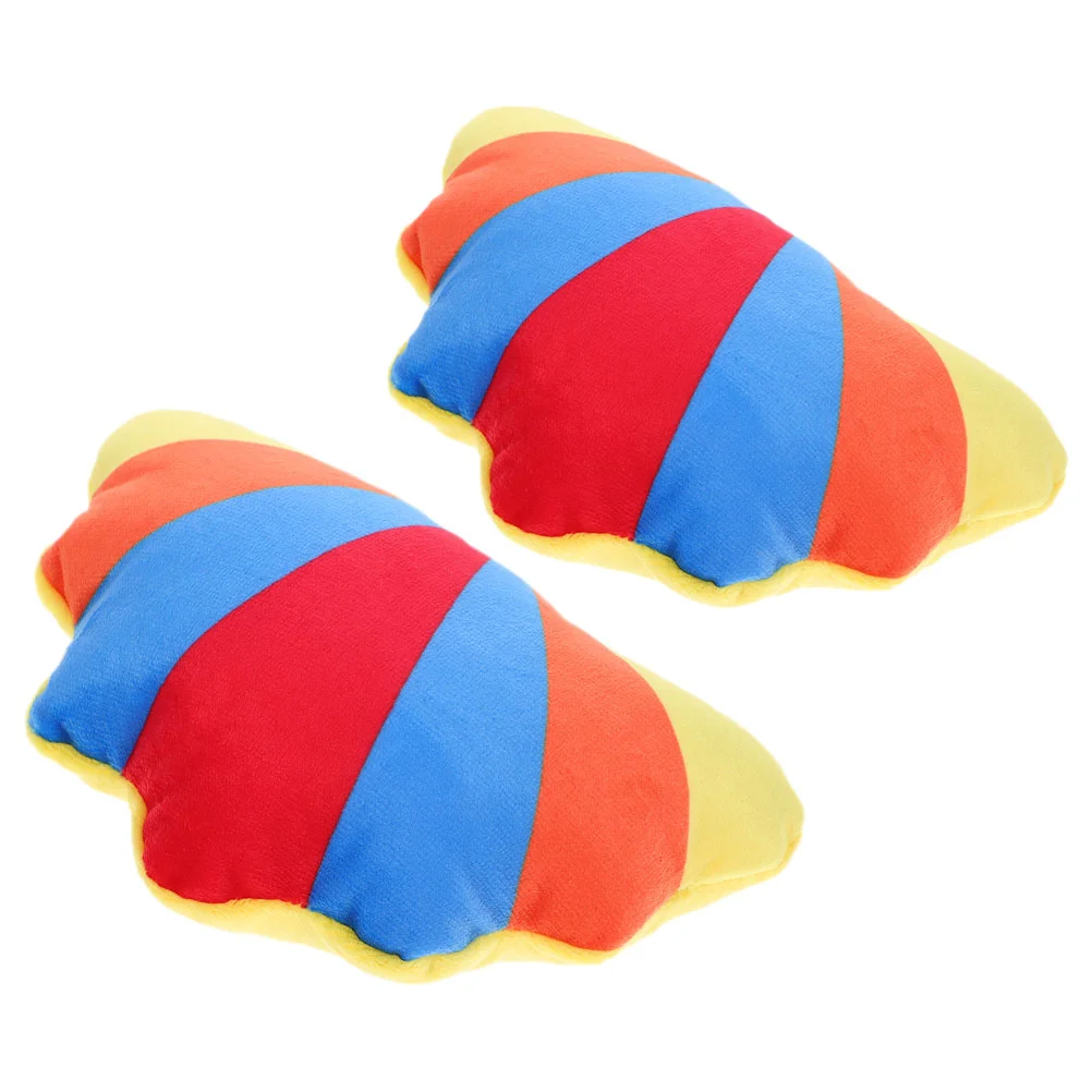

2 Pcs Toothbrush Dog Chew Toy Toothbrushes Squeaky Puppy Toys Plush For Puppies