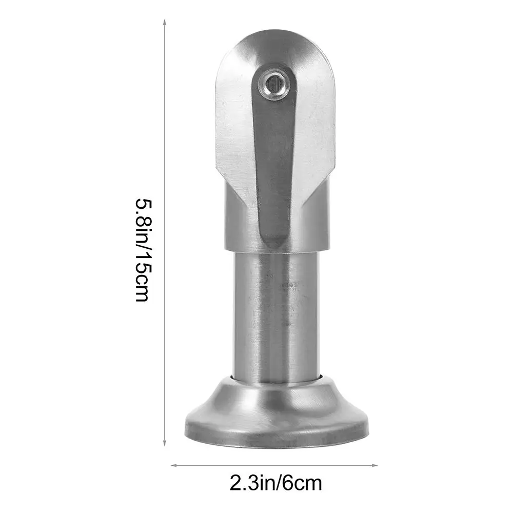 4 Pcs Stainless Steel Partition Feet Restroom Support Bathroom Alloy Leg Parts Shower Door Fittings Toilet Partition Accessories