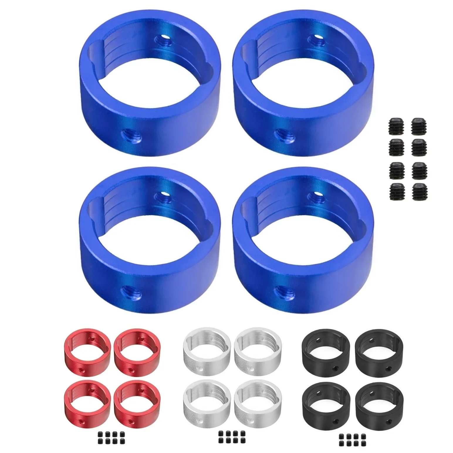 Pigrc 4Pcs Metal Drive Cup Anello Di Rinforzo Differenziale Drive Cup Sleeve Per Traxxas 1/5 X-Maxx 1/6 Xrt Rc Car Upgrade Parts