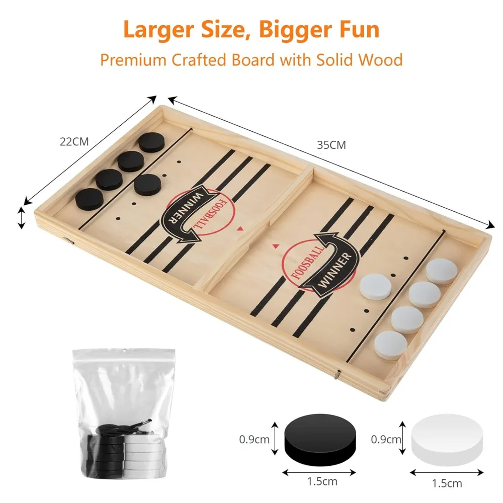 Fast Sling Puck Board Game Table Hockey Foosball Winner Party Family Interactive Toys For Children Adult Desktop Battle Gifts - Image 6