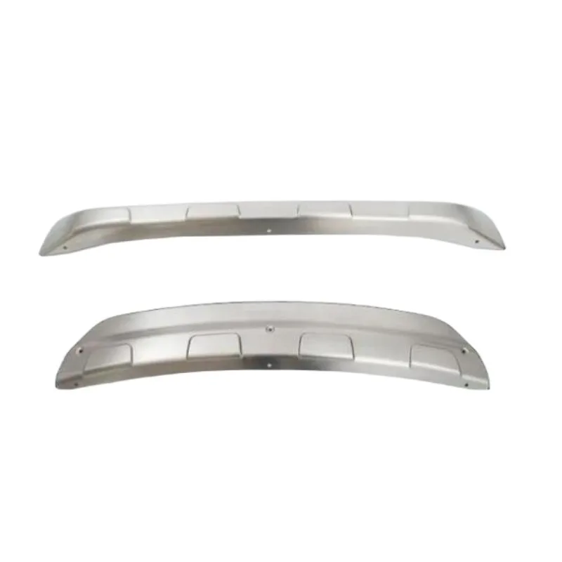 Front & Rear Bumper Protector Skid Plate Cover Silver For Mazda CX5 2013-2016 Models