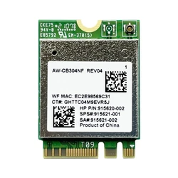 WiFi Card M.2-NGFF AW-CB304NF RTL8821CE Supporting 802.11AC 2.4G+5Ghz Frequency 433M BT4.2 Wireless Card