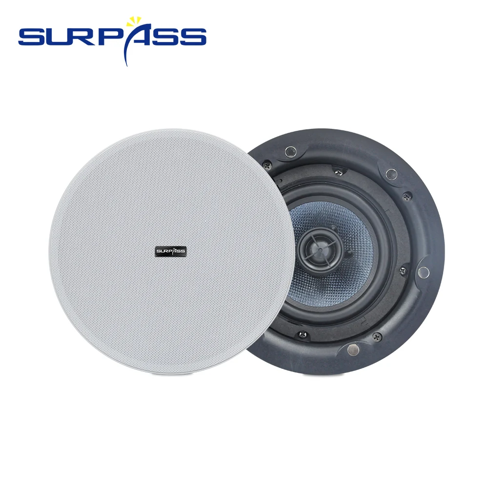 Frameless Recessed Alto-falante Passivo Home Theater Coaxial Teto Speaker Fundo Música Sistema para Sala de Estar 30w 525 - Image 6
