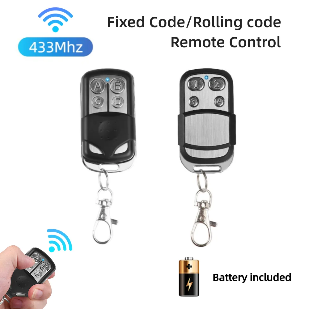 433MHzRemoteControlCopyDuplicatorFixedRollingCodeTransmitter