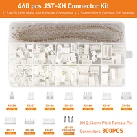 Crimping Tool or JST Connectors Kit, Crimper Plier Set for 2.54mm JST XH Connectors, JST SM Connectors Adapter Assortment Kit 2