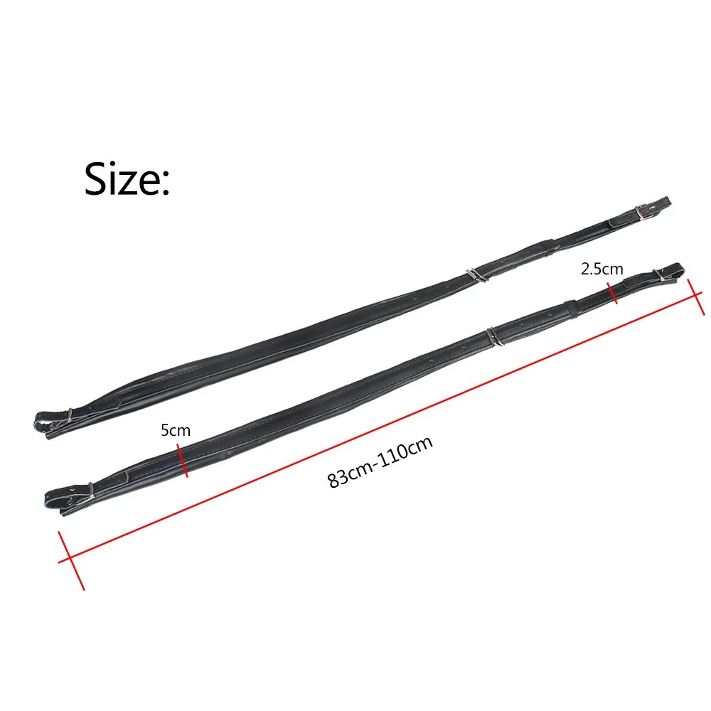Accordion Shoulder Strap One Pair Adjustable Synthetic Leather Accordion Shoulder Straps for 16-120 Bass Accordions