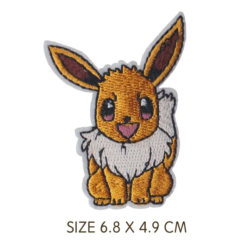 Pokemon Cloth Patch Pikachu Clothes Stickers Sew On Embroidery Patches  Applique Iron On Clothing Cartoon Diy Garment Decor Gifts - Action Figures  - AliExpress