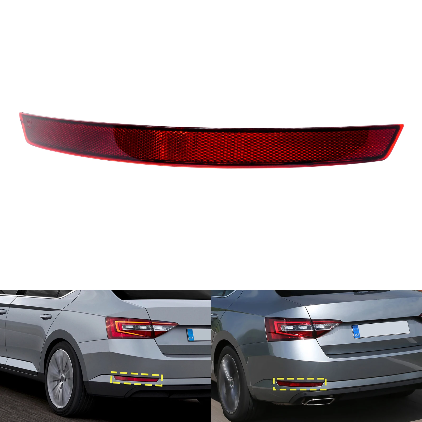 Déflecteur chrome Skoda superbe 2008-2013 main image 0