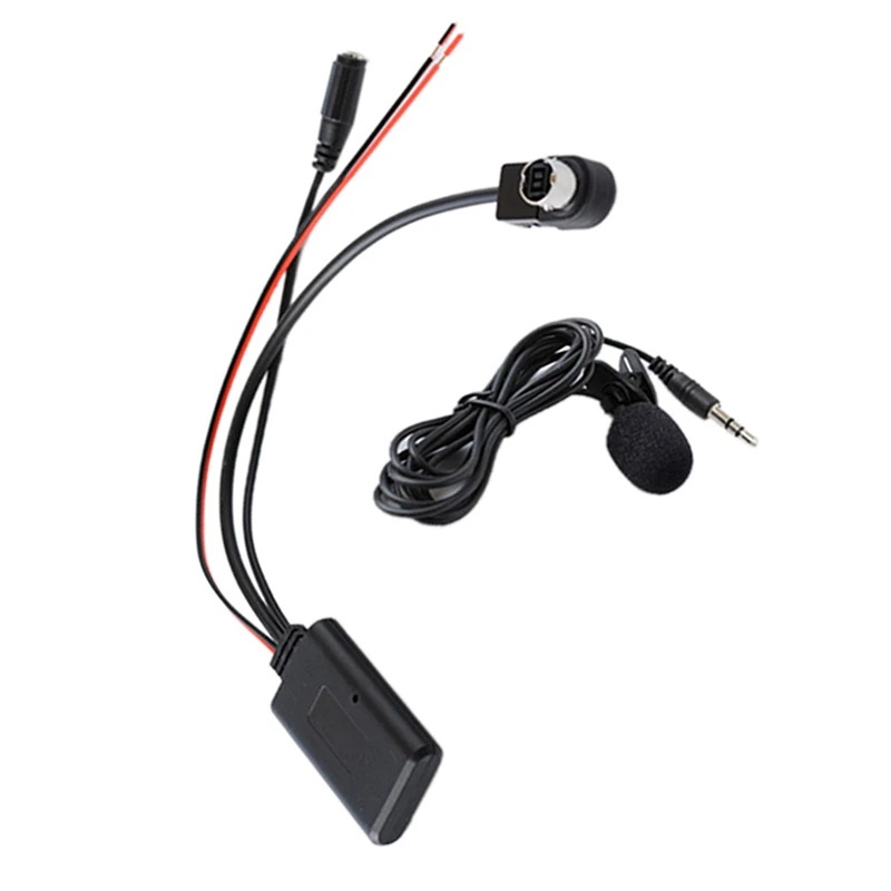 

3X автомобильный Bluetooth вспомогательный адаптер, беспроводной микрофон для телефонных звонков и громкой связи для альпийских фотографий