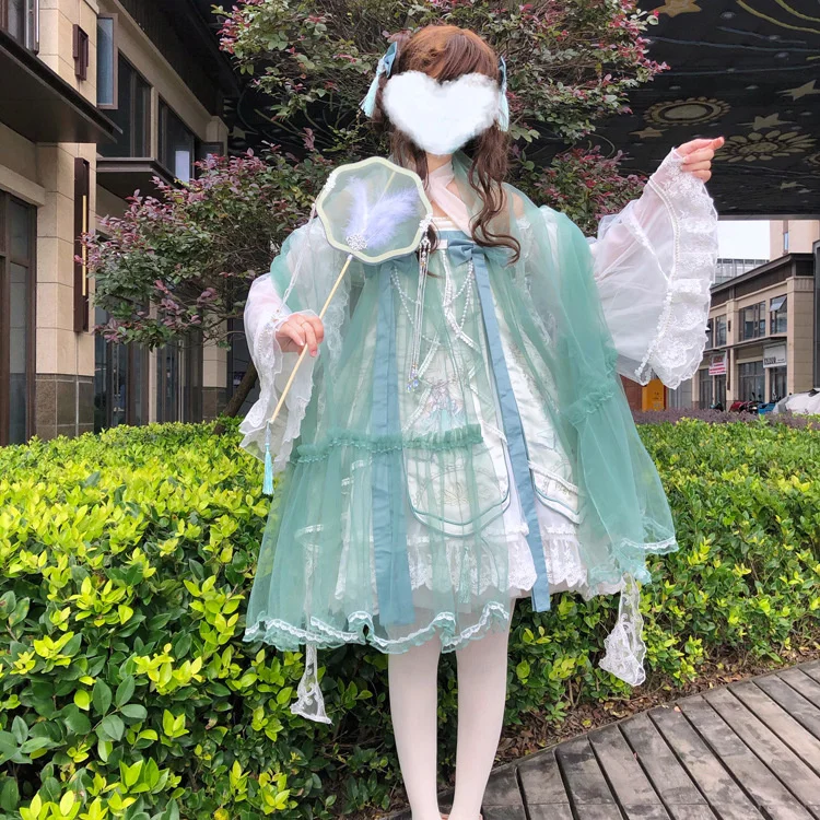 Herbalist Chapter Lolita Dress Chinese Style Lolita Skirt Princess Dress Elegant Skirt Full Set Jsk