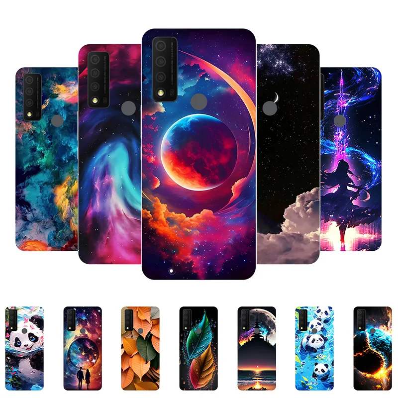 Per Tcl 30 Xe 5G Custodia Tcl30 Xe 5G Custodia Lovely Panda Wolf Cover Posteriore In Silicone Morbido Per Tcl 30 Xe 5G T767W 30Xe Custodia Per Telefon