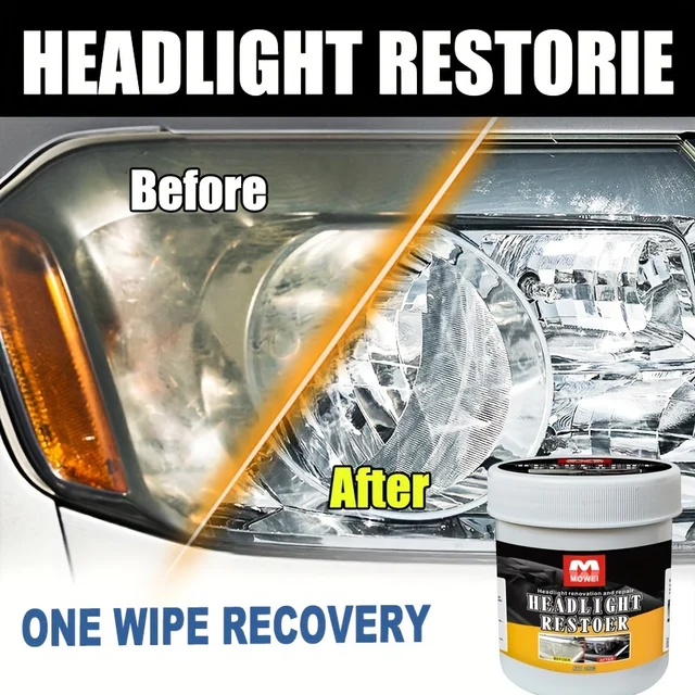 Car Headlight Restoration Polishing Headlamp Scratch Remover Repair Cleaning Paste Remove Oxidation Headlight Polish Liquid 5
