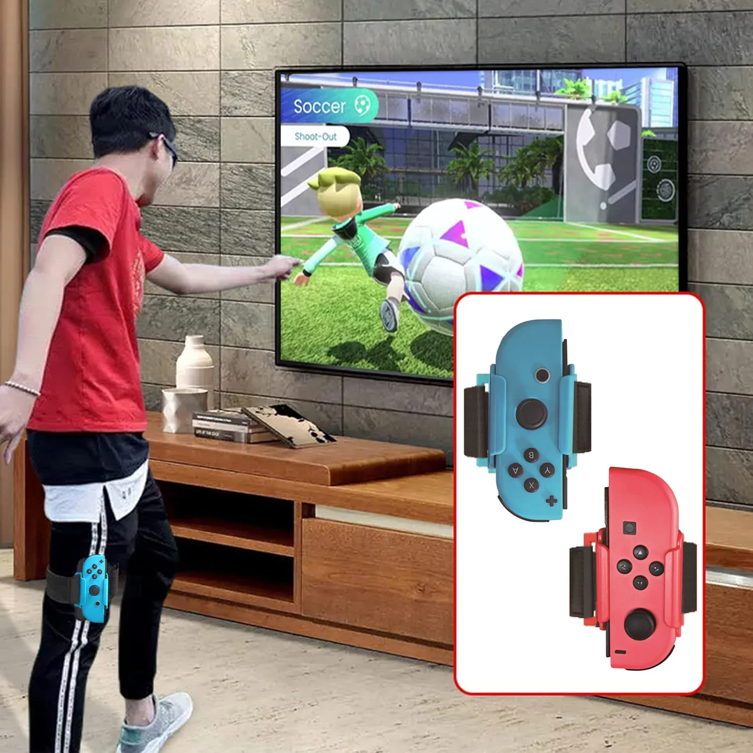 Switch sports accessories GAMINJA 10 in 1 Switch Sports Accessories Bundle for Nintendo Switch Oled Game with Golf Clubs