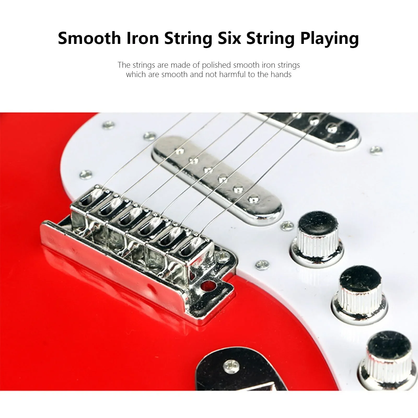 Children-size Electric Guitar Attracts Children Attention 4 String Guita Beginners' Level Guitar Puzzle And Musical Instruments