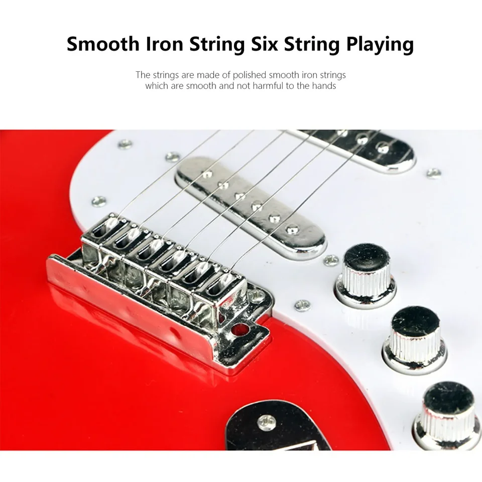 Children-size Electric Guitar Attracts Children Attention 4 String Guita Beginners' Level Guitar Puzzle And Musical Instruments