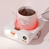 220V Cup Heater Coffee Mug Warmer Pet Heating Coaster Smart Thermostatic Heating Pad Milk Tea Coffee Warmer Mat For Friends Gift 2