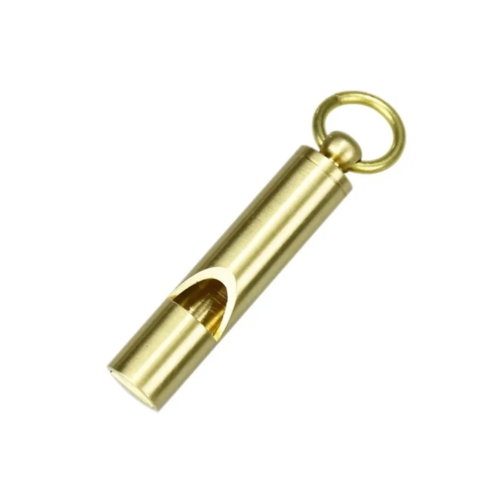 Outdoor Metal Multifunction Whistle Pendant With Keychain Keyring For Outdoor Survival Emergency Mini Size whistles Team Gifts