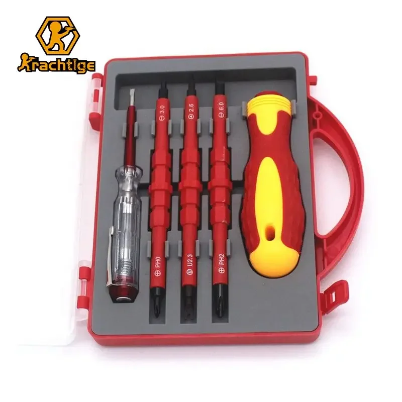 Krachtige5PcsScrewdriverSetElectricianInsulatedMultipurpose