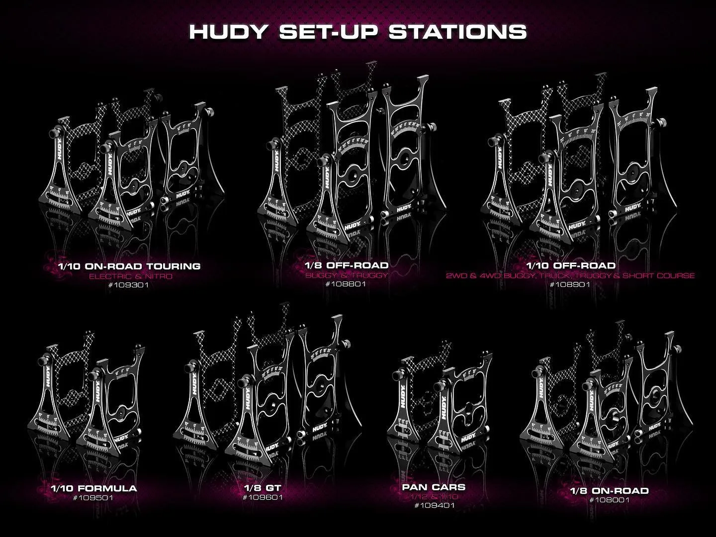 HUDY 1/10 Touring Car Set-up Station 30 Year Anniversary Edition [109301] 2