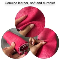 Genuine Top Cow Leather Fashion Women Small Wallet For Ladies Zipper Card Purse Key Storage Bag High Quality Short Wallet Female - Image 4