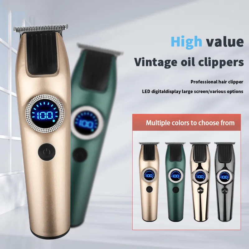 

Профессиональный триммер для волос, перезаряжаемая машинка для стрижки для мужчин, стрижка с литиевой батареей, парикмахерский резак, инструменты для парикмахера, тихая зарядка через USB