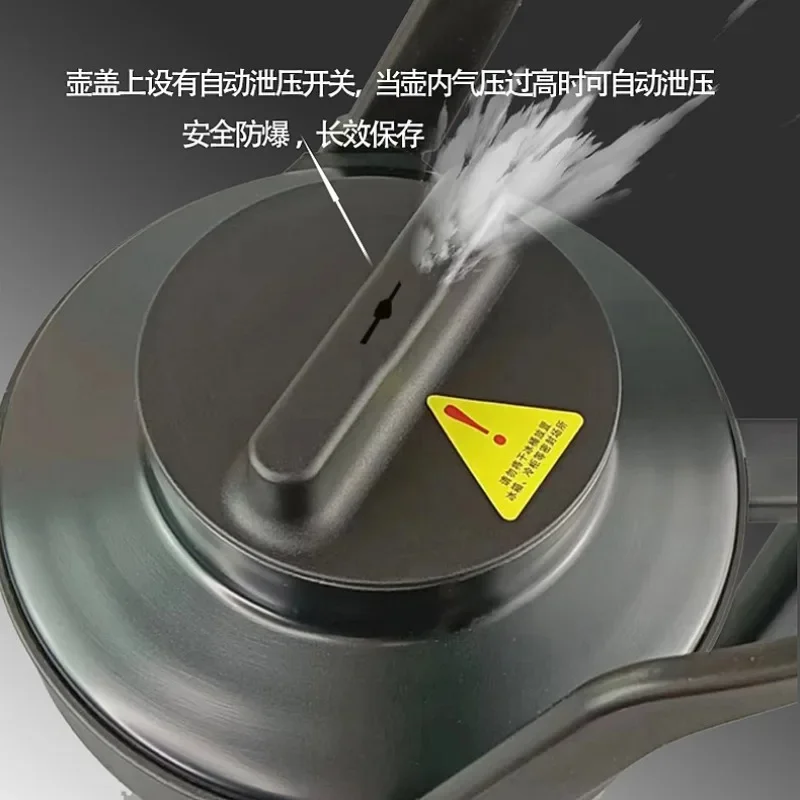 Large Capacity 4L-6L Commercial Dry Ice Bucket, Large-diameter Edible Dry Ice Bucket Storage Container Insulated Bucket