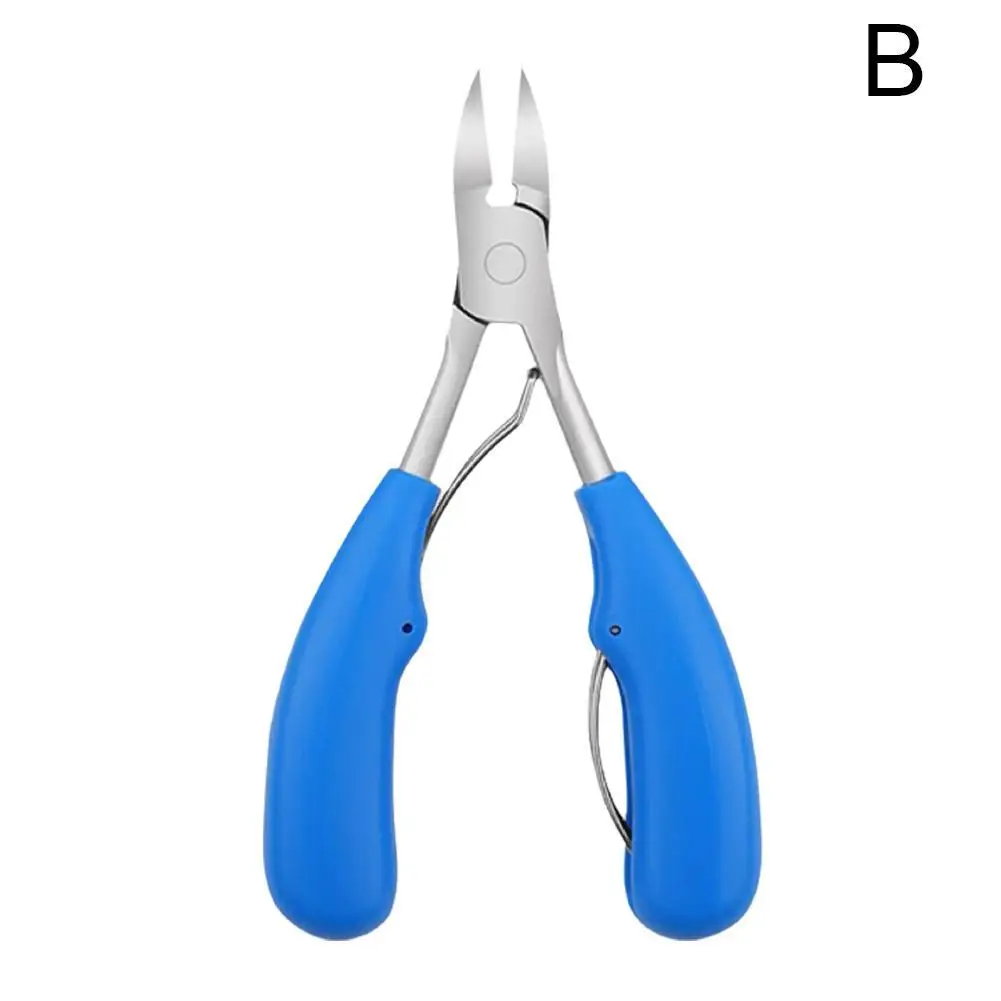 Nail Pliers Cuticle Nippers Toenail Cutter Clippers Scissors Nail Ingrown Pedicure Cuticle Trimmer Toe H3X4