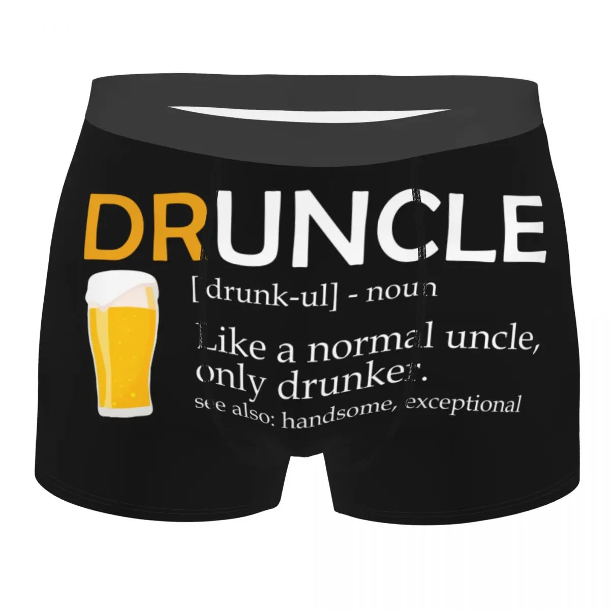 

Men's Boxer Shorts Panties Druncle | Like A Normal Uncle Only Drunker Breathbable Underwear Male Novelty Plus Size Underpants