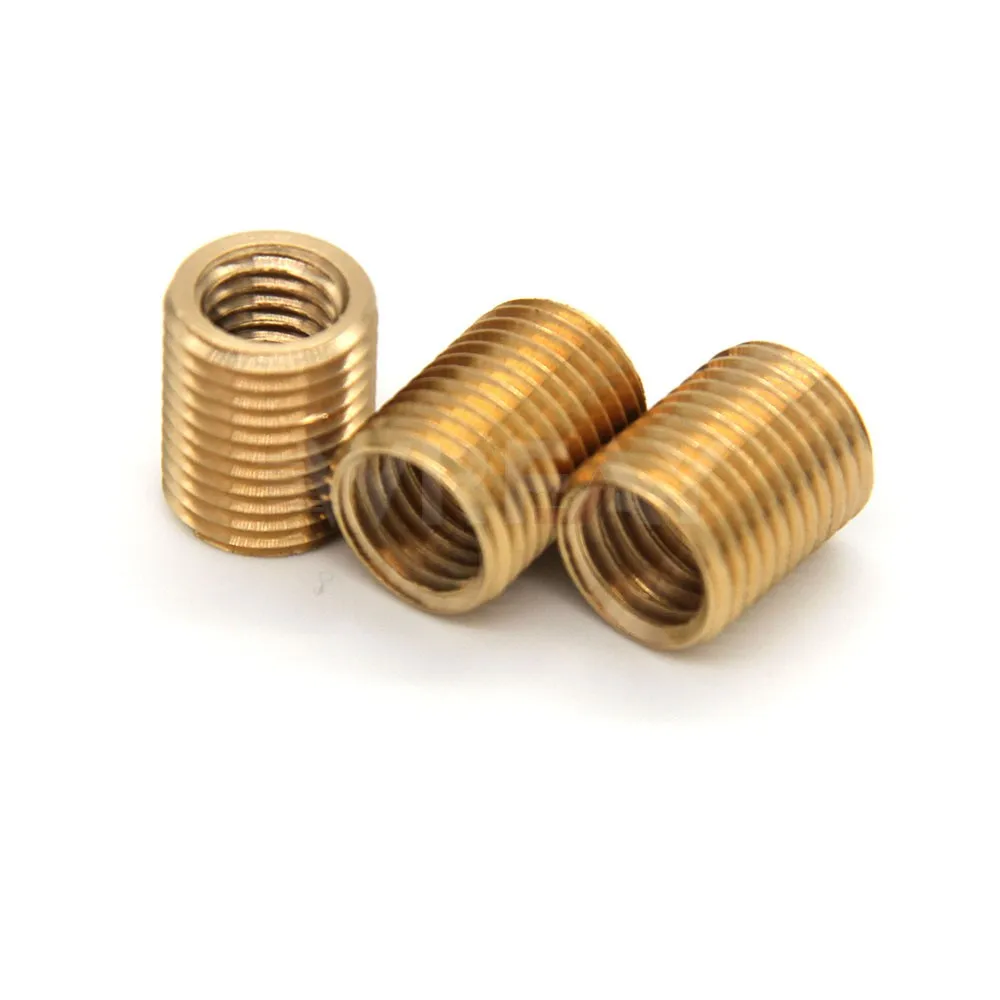 3 PCS Thread Adapter Nut Insert Kit Gear Shift Knob Thread Adapter Nut Interior Replacement