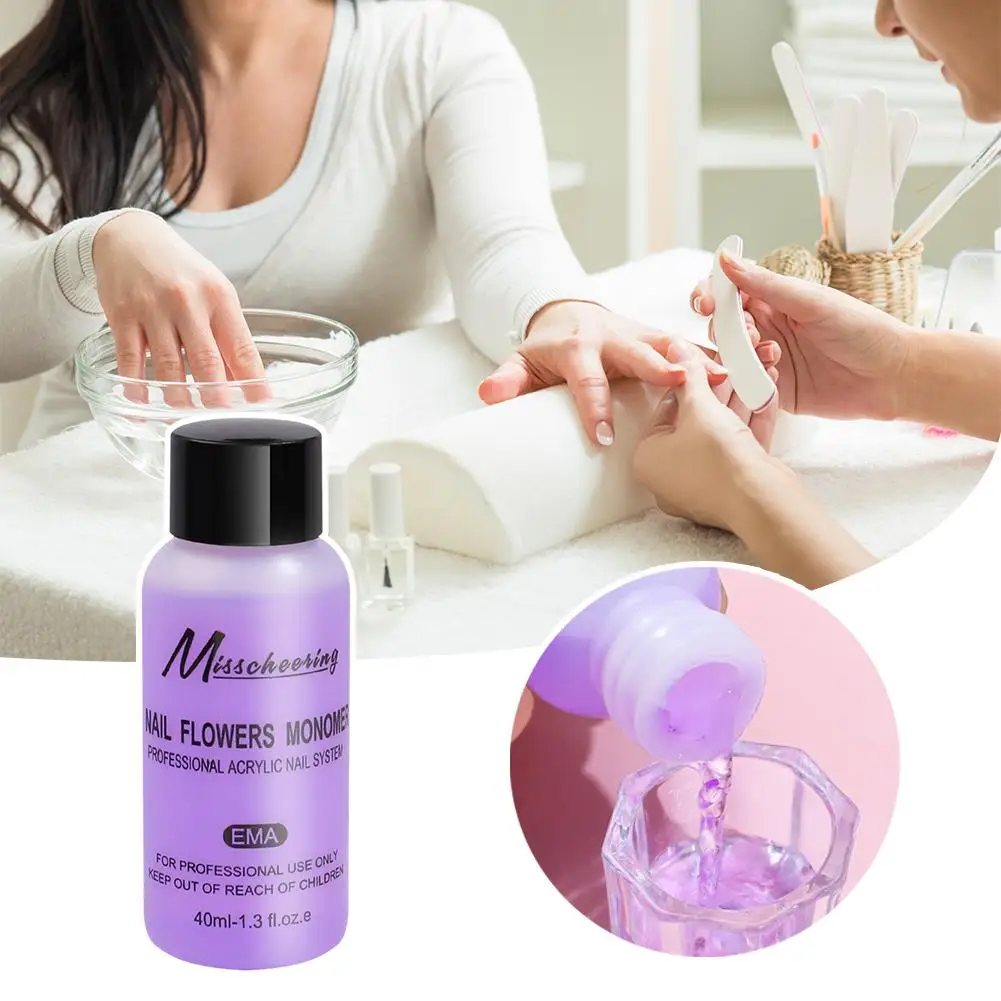Nail Crystal Powder Kit Acrylic Liquid Crystal Nail Supplies Nail Art Carving Extension Acrylic Powder Brush Nail Manicure 6