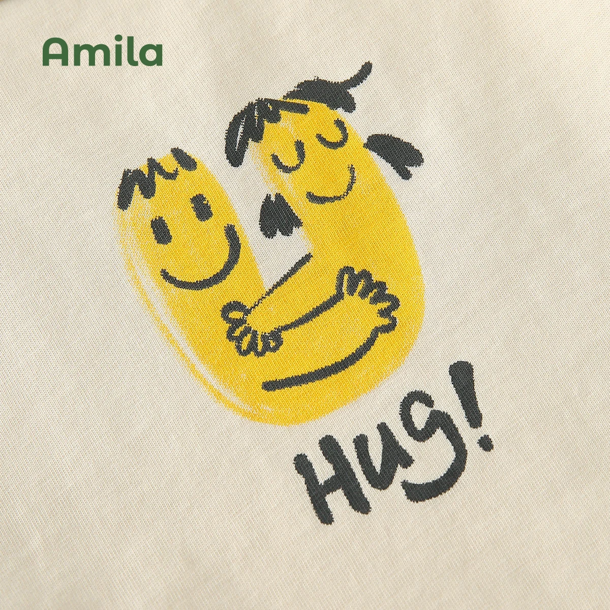 Amila Children's Cothing Family Hort-sleeved T-shirt Parent-child Wear 2022 Summer New Children's Outing Season Cotton Tops 6