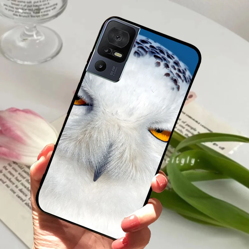 Sleek Black Bumper Silicone Soft TPU Phone Case - Protective Fashion Cover 2023