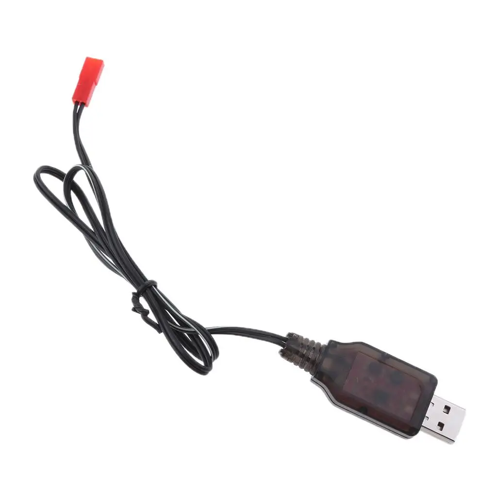 4.8V USB to JST 2P Female Plug NI-MH/NI-Cd Batteries Cables Cord for RC Cars Drone UAV Quadcopter