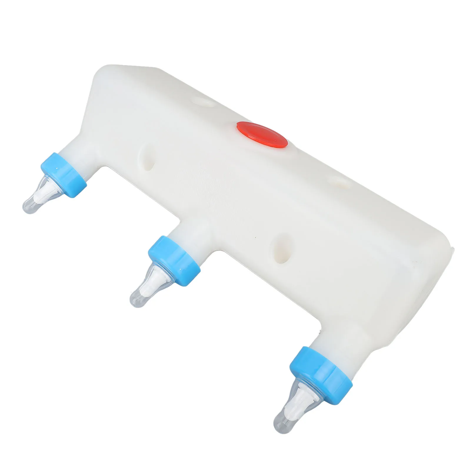 Lamb Feeder with 3 Nipples 3L Plastic Silicone Livestock Teat Milk Feeding Tool for Piglet Puppy Goat Calf Farm
